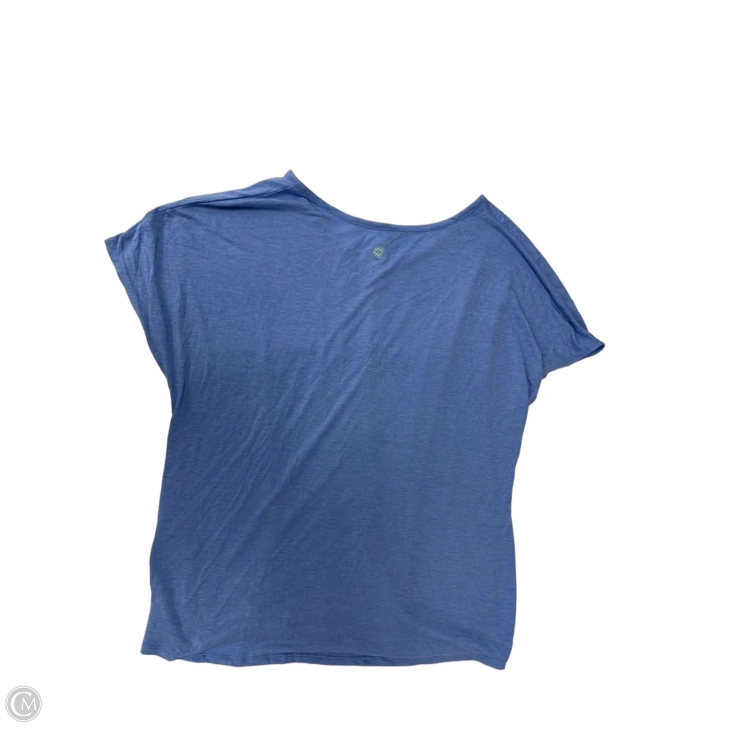Top Short Sleeve By Tangerine In Blue, Size: Xl