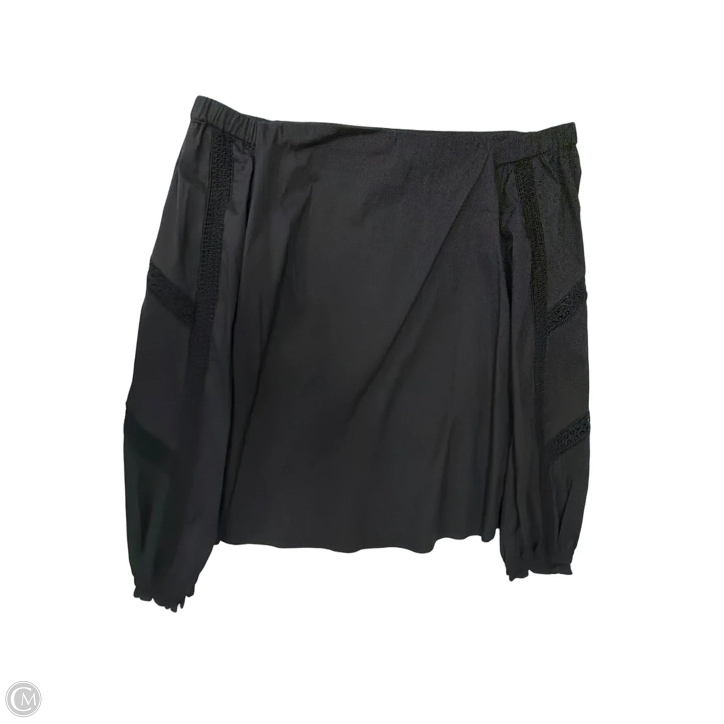 Top Long Sleeve By White House Black Market In Black, Size: S