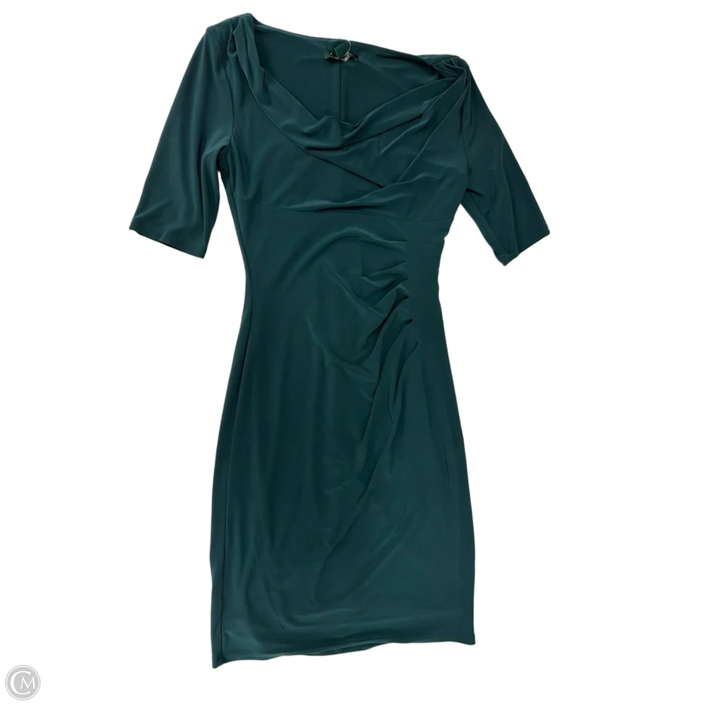 Dress Casual Midi By Lauren By Ralph Lauren In Green, Size: S