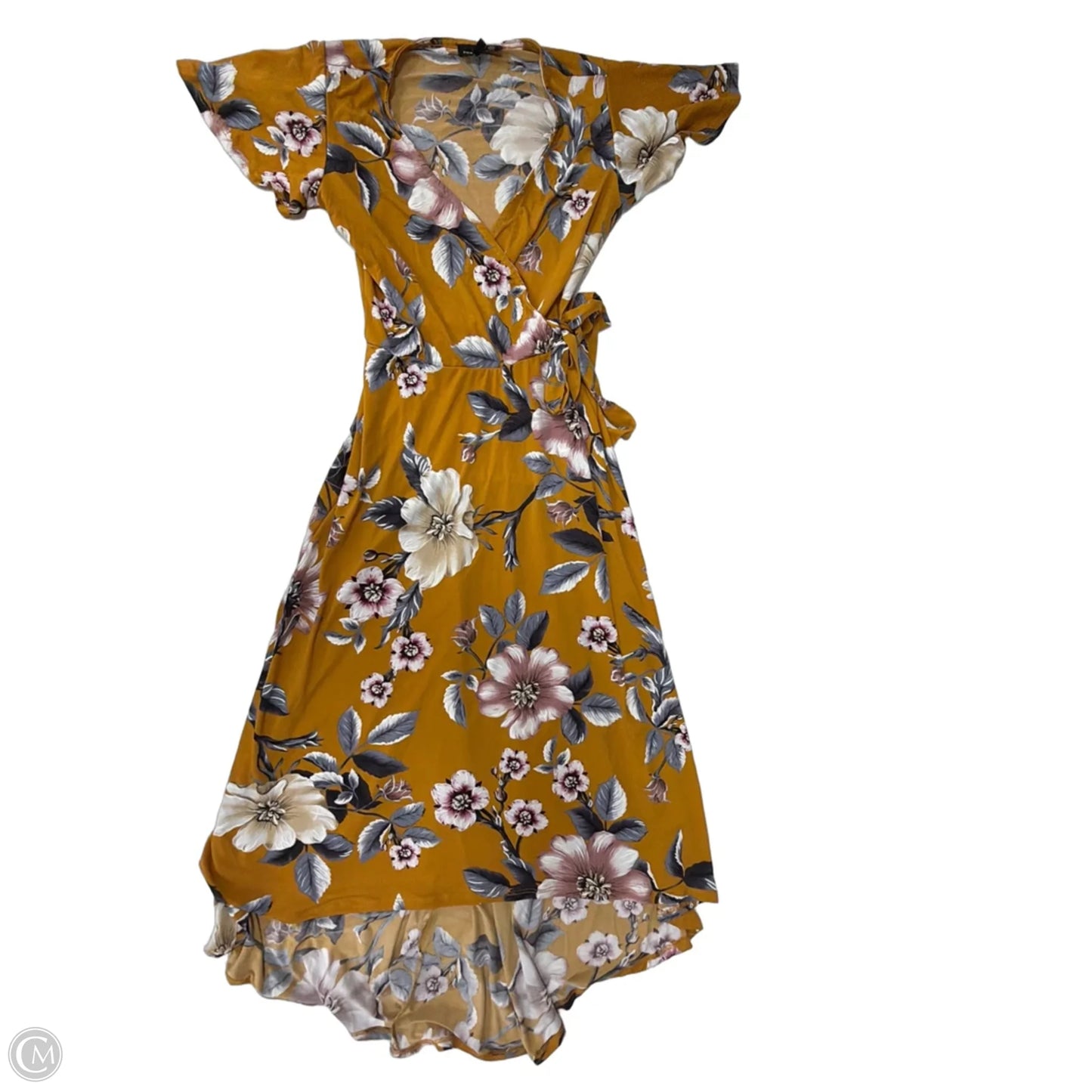 Dress Casual Midi By Fortune & Ivy In Floral Print, Size: S