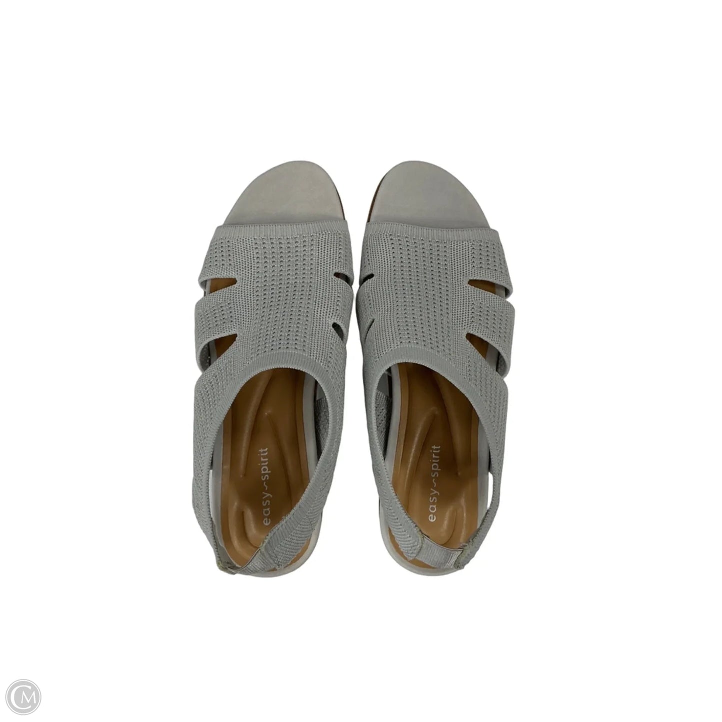 Sandals Flats By Easy Spirit In Grey, Size: 7.5