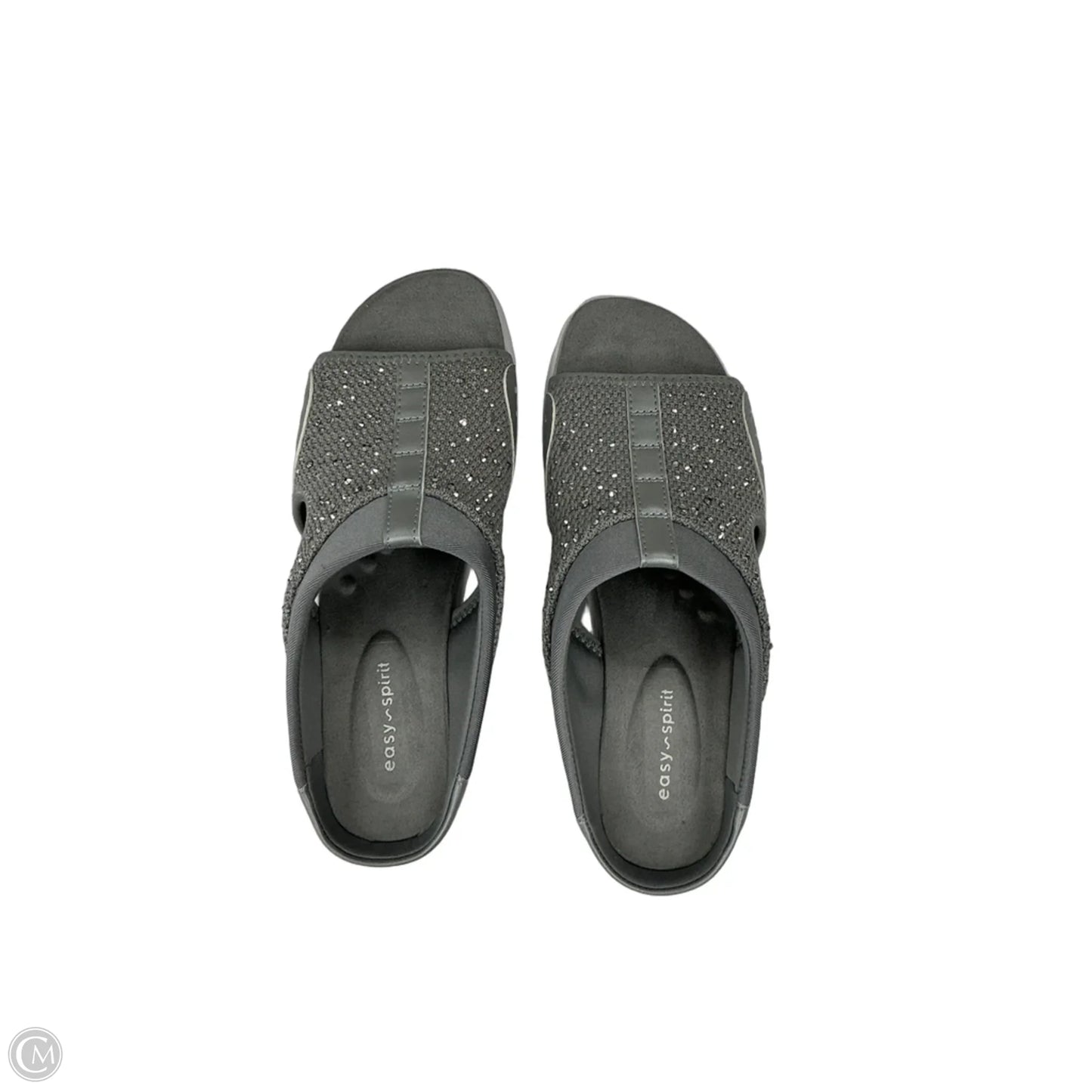 Sandals Flats By Easy Spirit In Grey, Size: 7.5