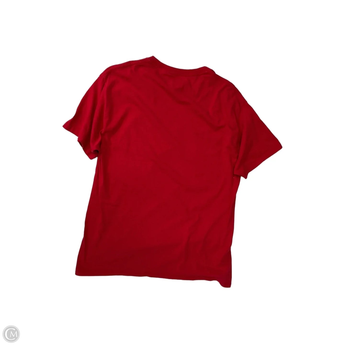 Top Short Sleeve By Champion In Red, Size: L