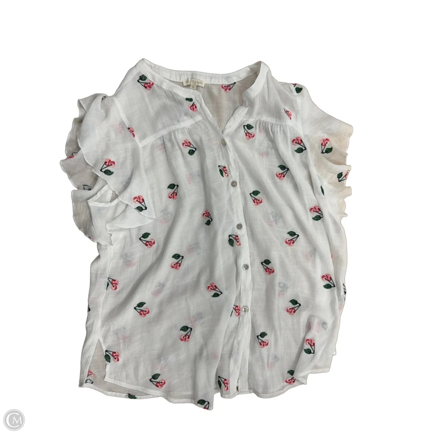 Top Sleeveless By Clothes Mentor In White, Size: 3x