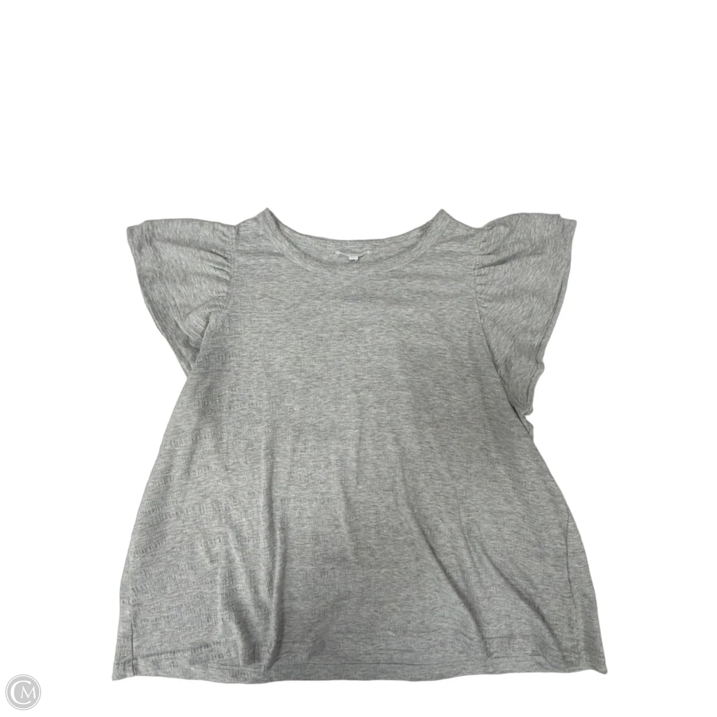 Top Short Sleeve By Jane And Delancey In Grey, Size: 2x
