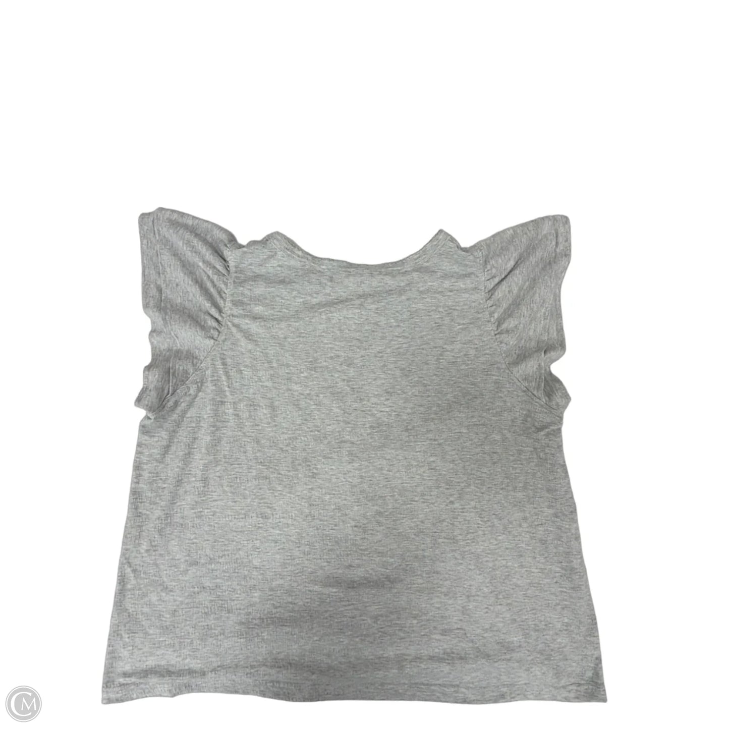 Top Short Sleeve By Jane And Delancey In Grey, Size: 2x