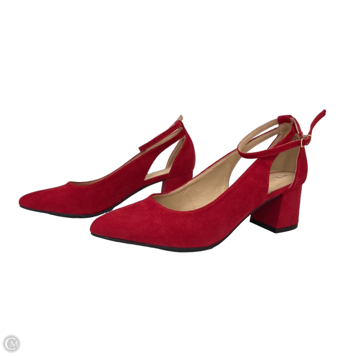 Shoes Heels Block By Cl By Chinese Laundry In Red, Size: 8