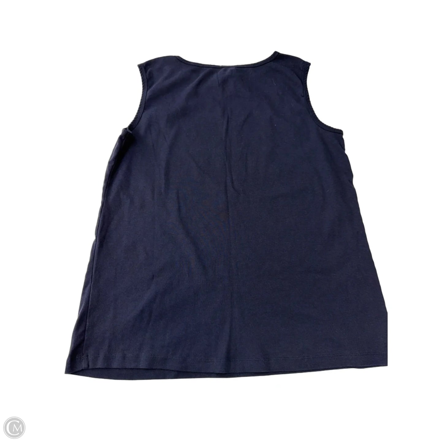 Tank Top By Croft And Barrow In Navy, Size: L