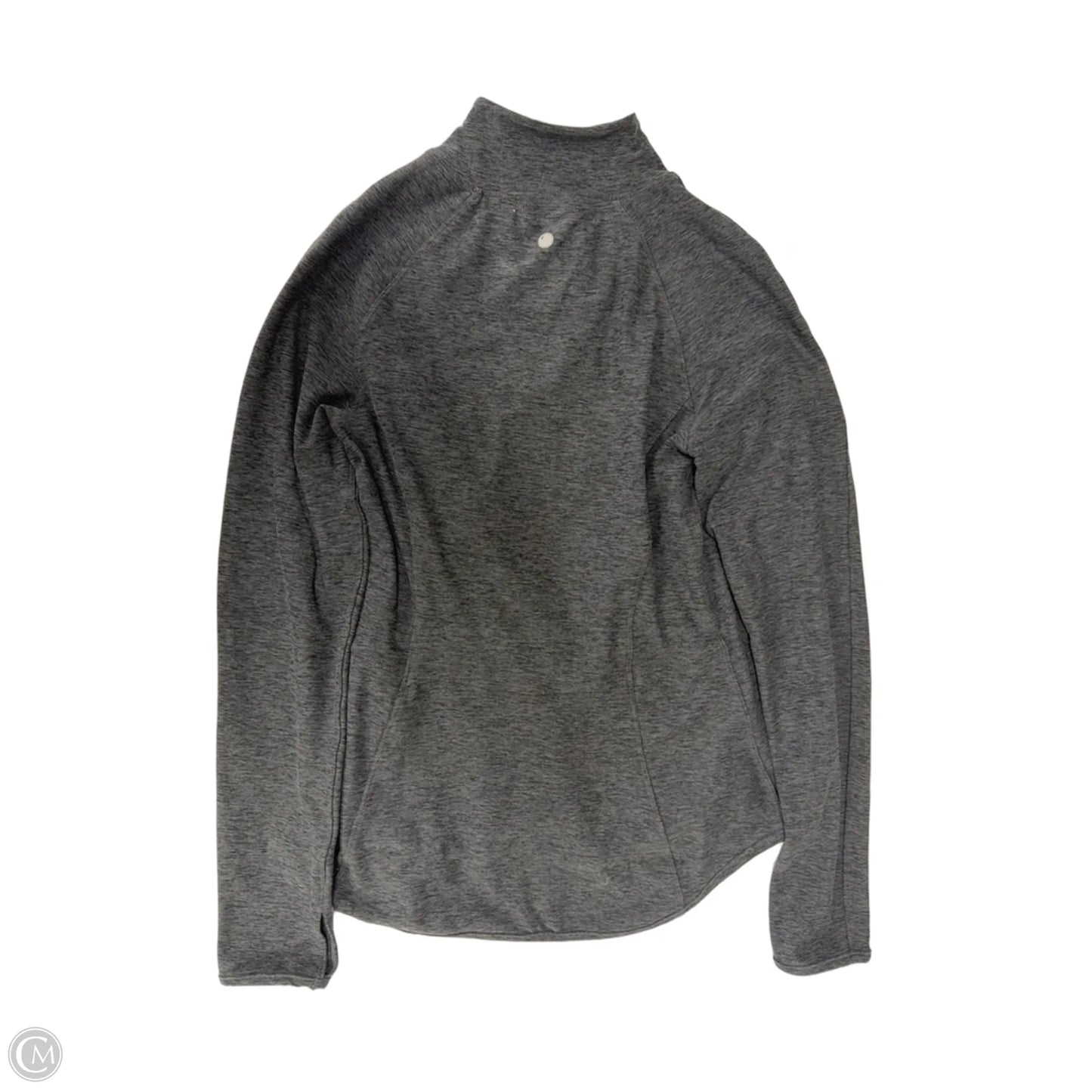 Athletic Jacket By Yogalicious In Grey, Size: M