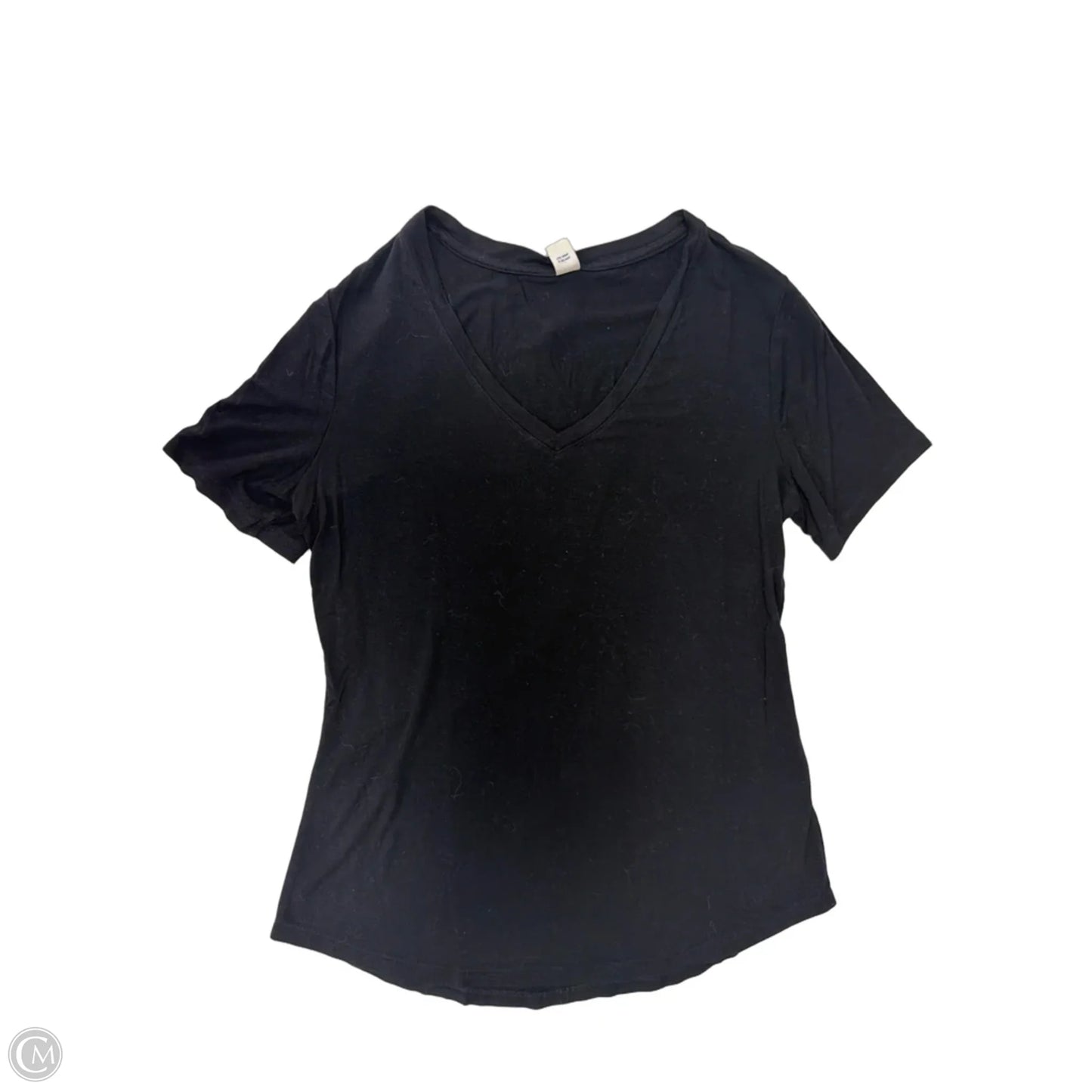 Top Short Sleeve Basic By Old Navy In Black, Size: S