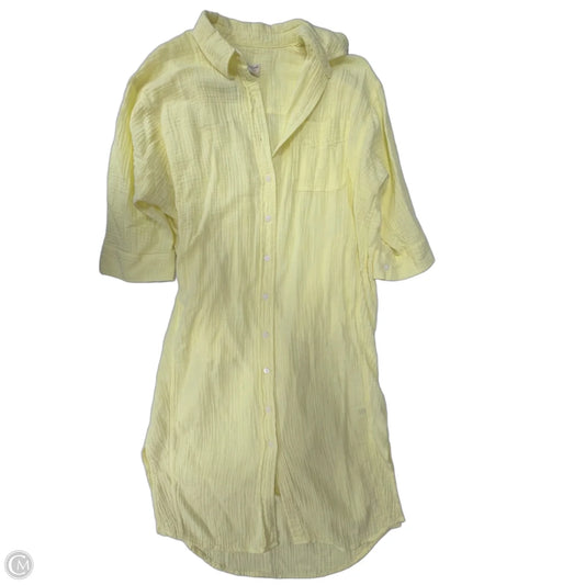 Dress Casual Midi By Universal Thread In Yellow, Size: S
