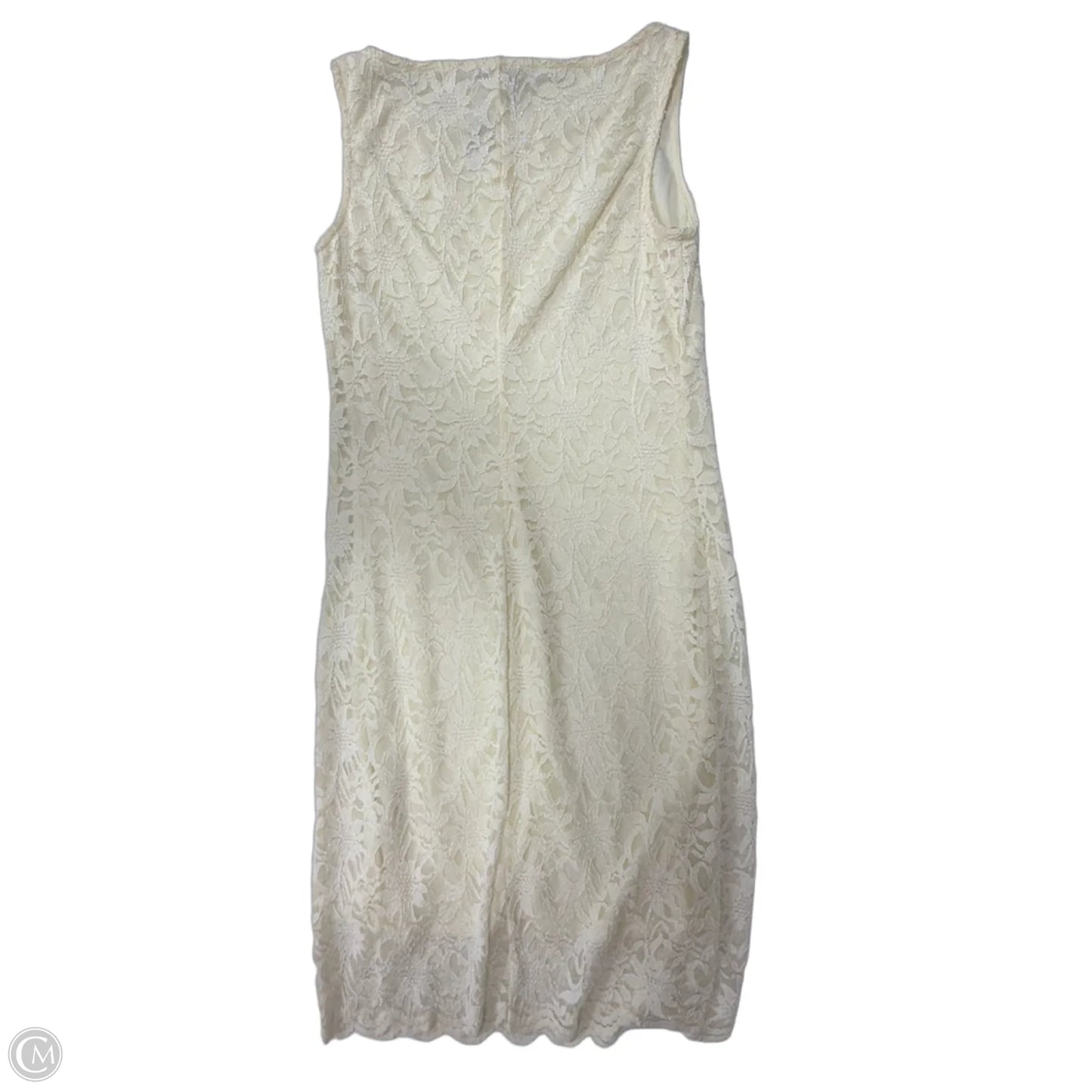 Dress Party Midi By Tiana B In Cream, Size: M