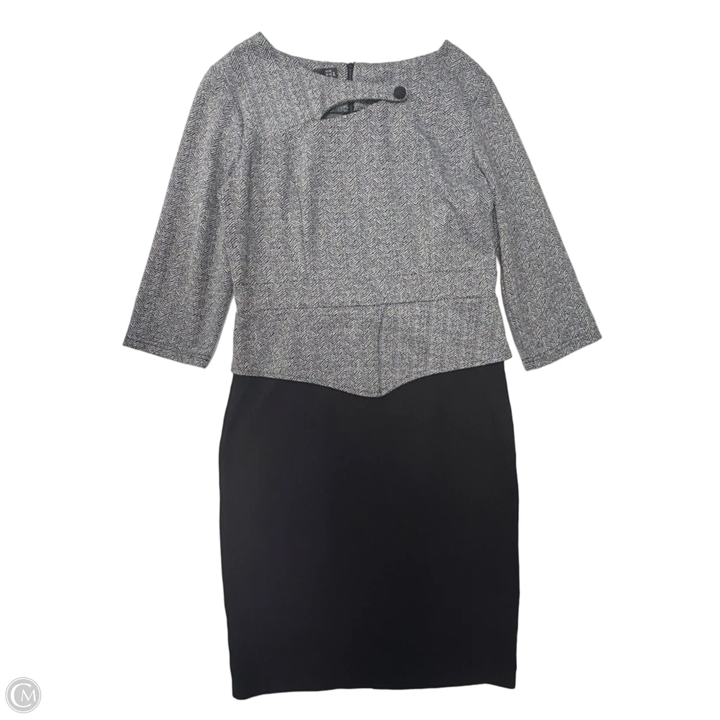 Dress Work By Cmf In Black & Grey, Size: M