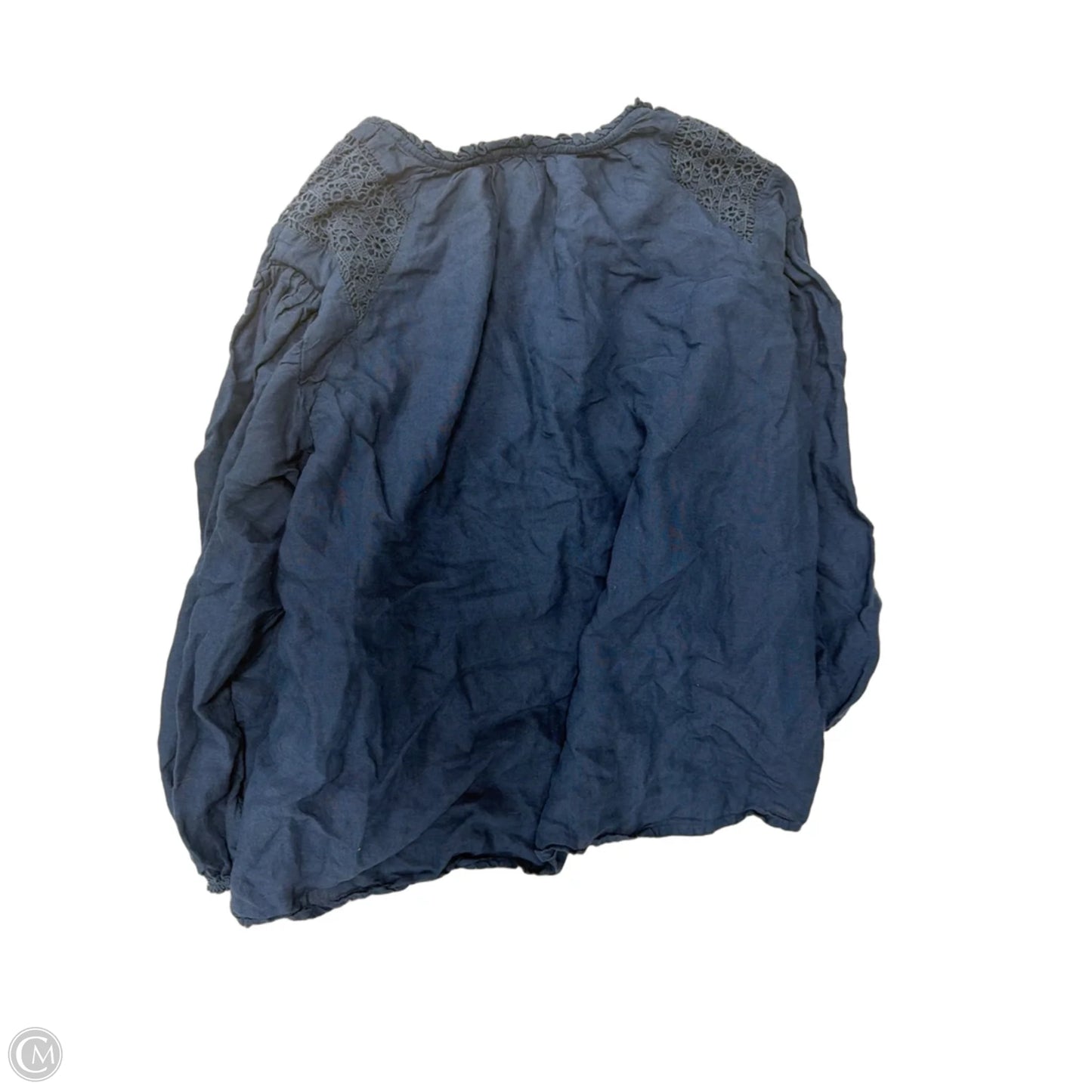 Top Long Sleeve By Sundance In Navy, Size: L