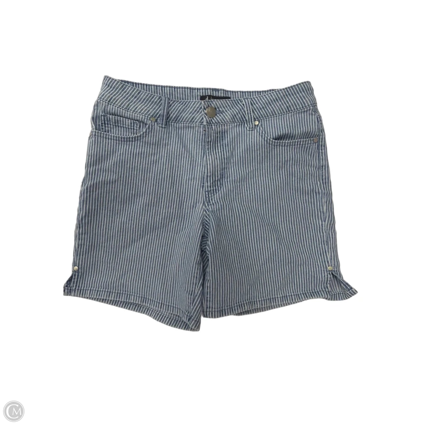 Shorts By D Jeans In Striped Pattern, Size: 6
