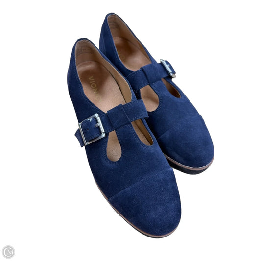 Shoes Flats By Vionic In Navy, Size: 8