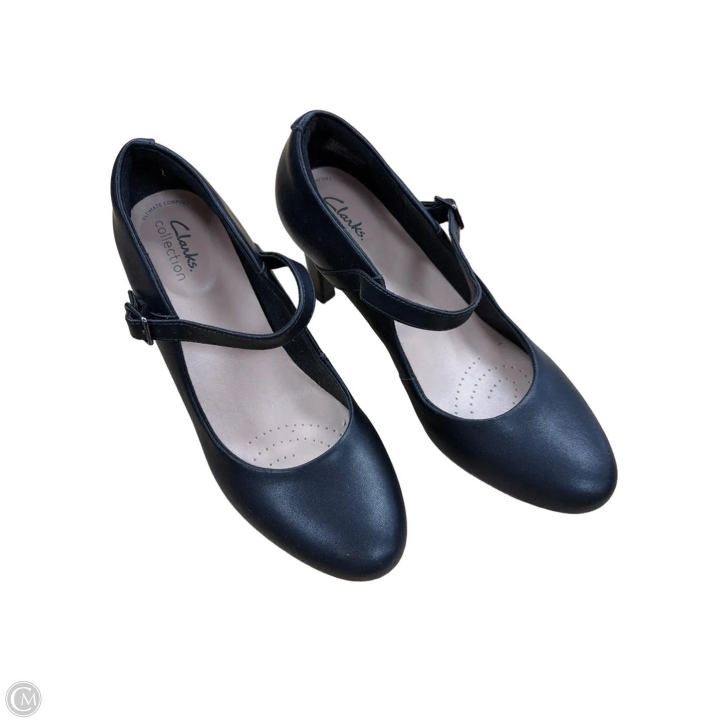Shoes Heels Kitten By Clarks In Black, Size: 8