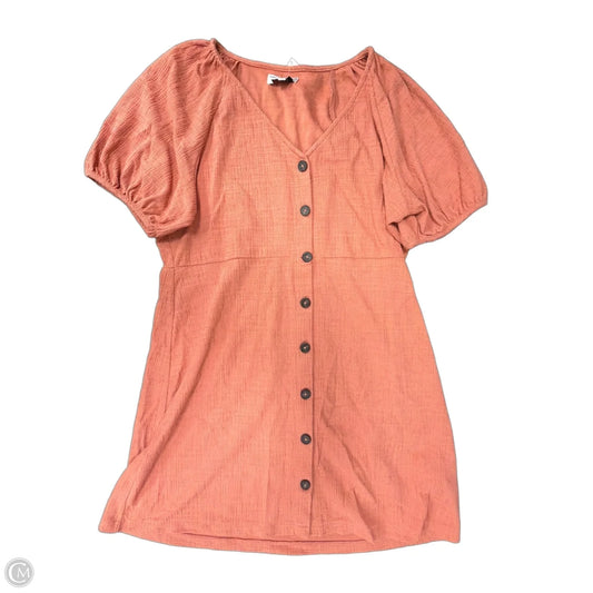 Dress Casual Short By Madewell In Orange, Size: Xl