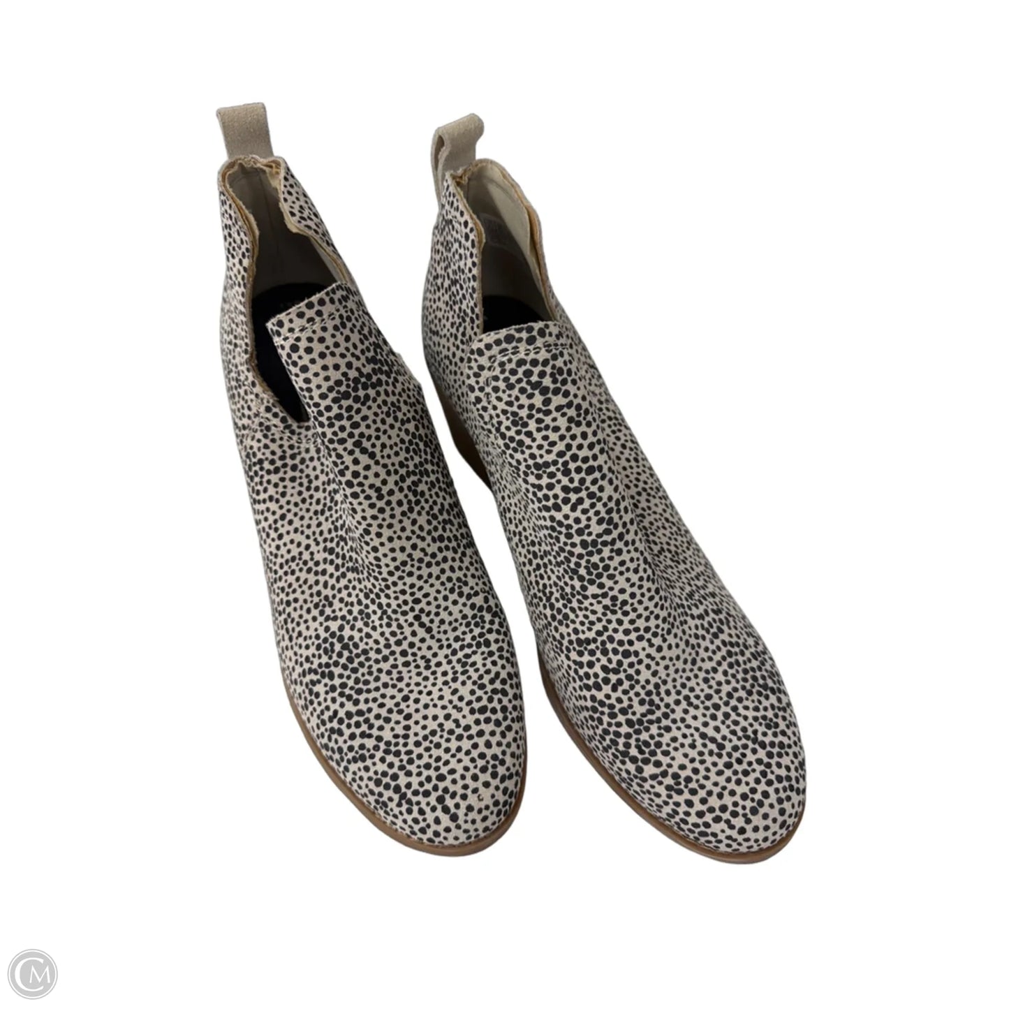 Boots Ankle Heels By Toms In Animal Print, Size: 8.5