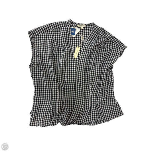 Top Sleeveless By Max Studio In Checkered Pattern, Size: 2x