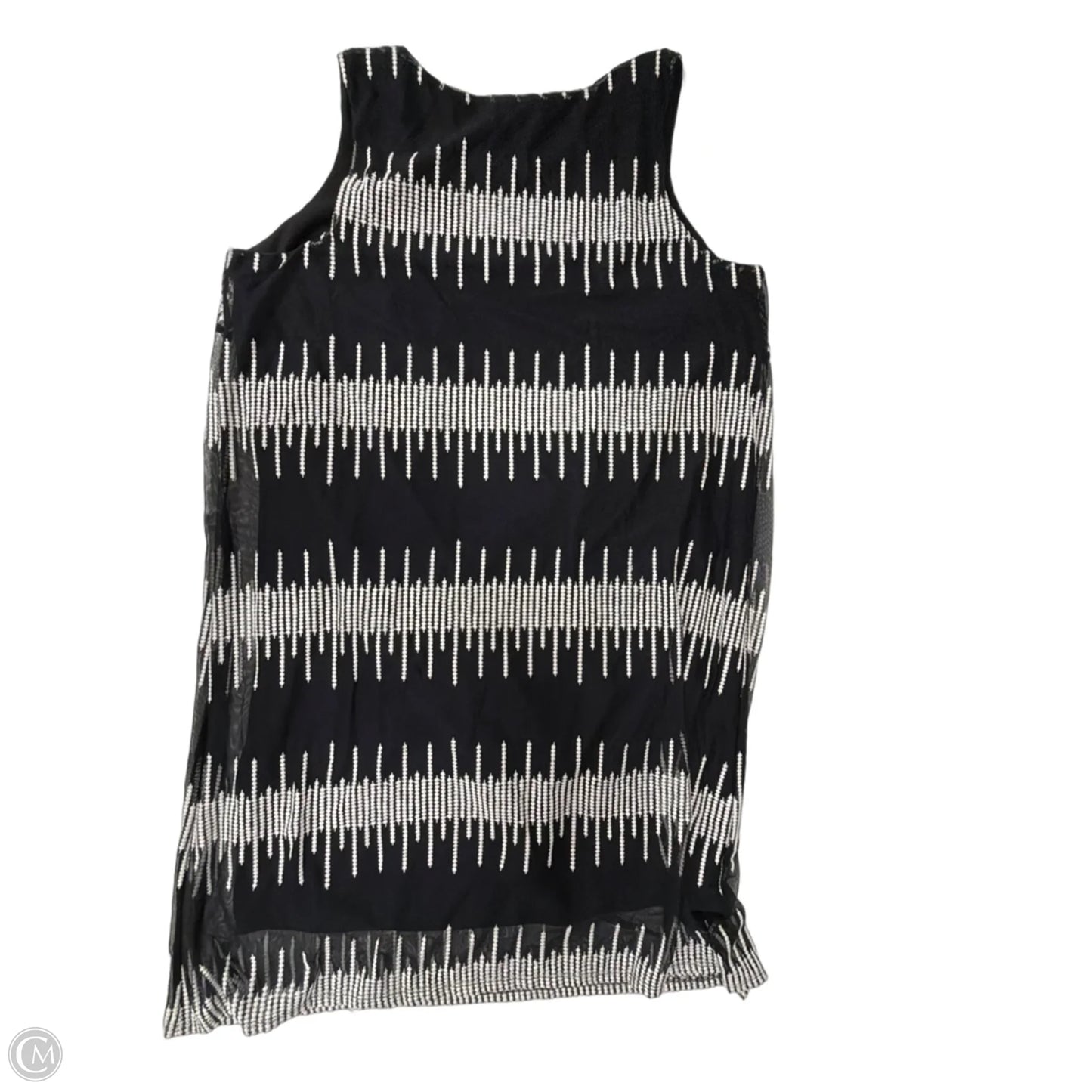 Dress Casual Midi By Alfani In Black & White, Size: 1x