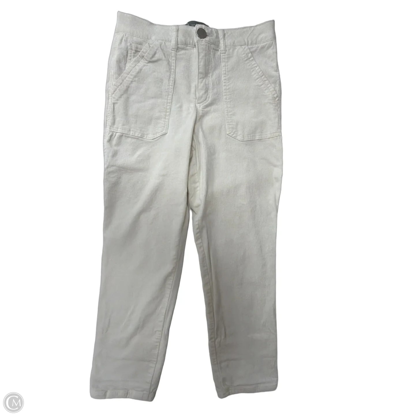 Pants Corduroy By Wit & Wisdom In White, Size: 8
