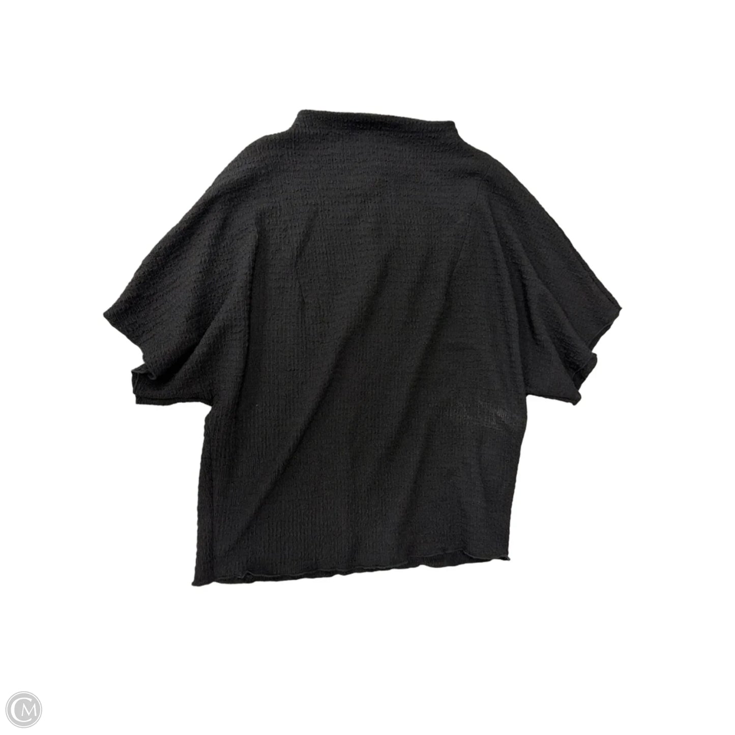 Top Short Sleeve By Vince Camuto In Black, Size: M