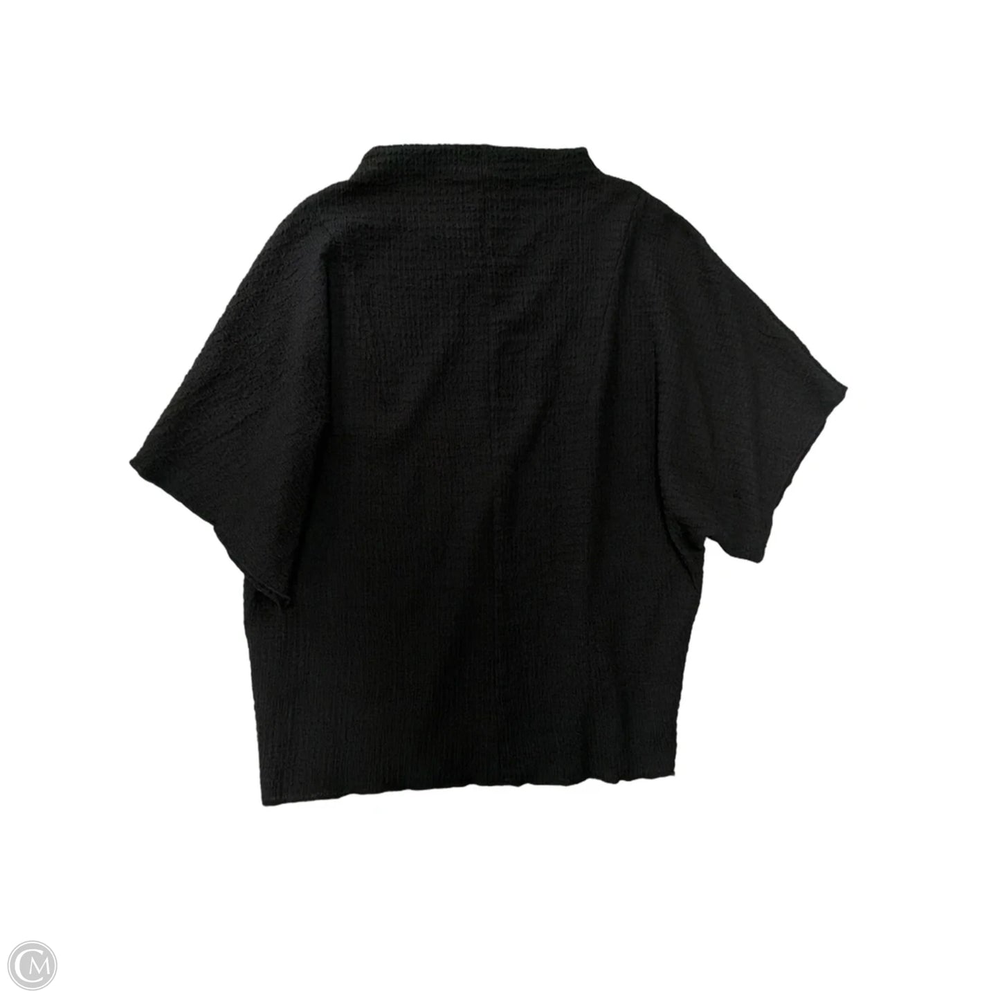 Top Short Sleeve By Vince Camuto In Black, Size: M