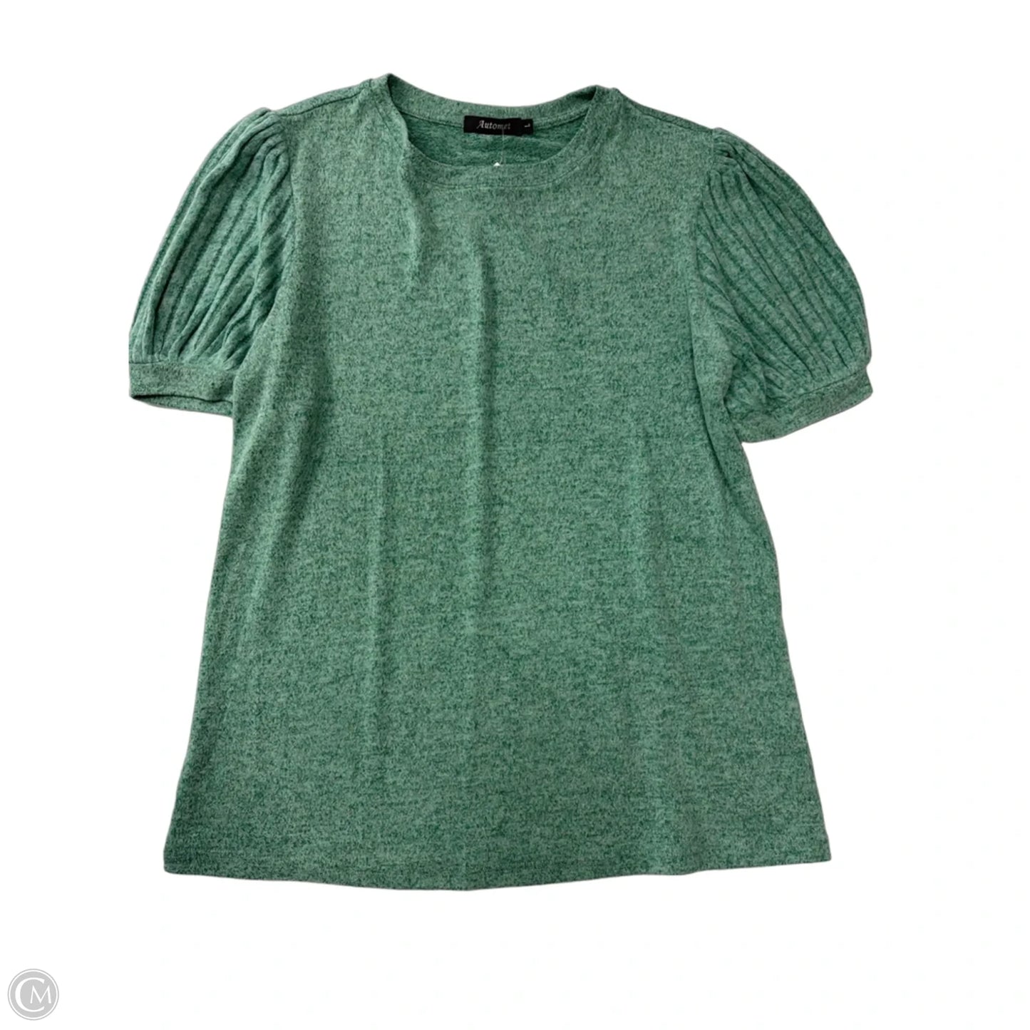 Top Short Sleeve By Automet In Green, Size: L