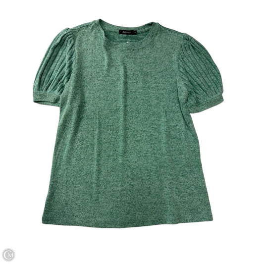 Top Short Sleeve By Automet In Green, Size: L