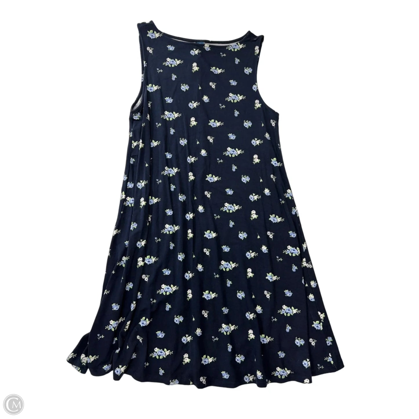 Dress Casual Midi By Old Navy In Blue, Size: S