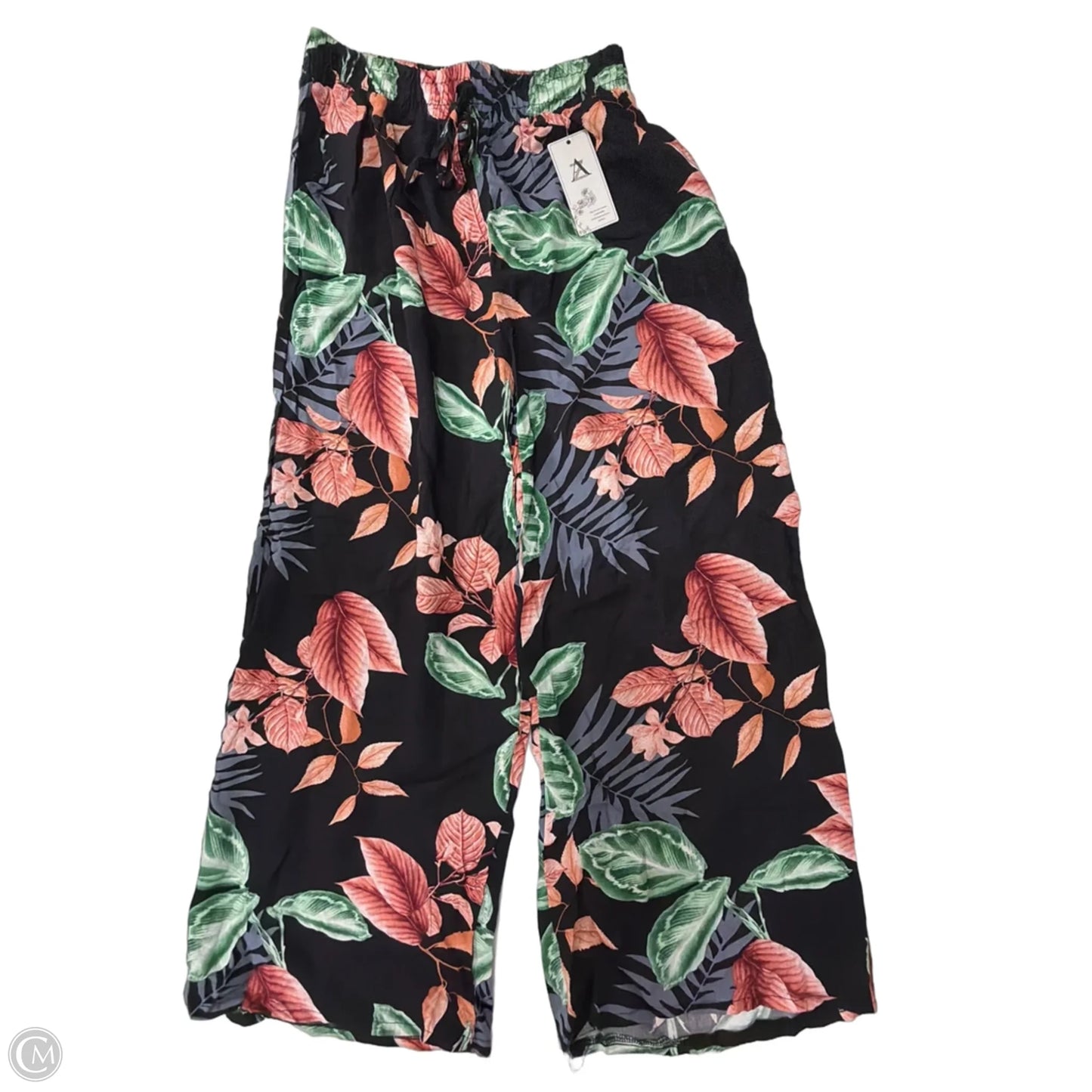 Pants Cropped By Clothes Mentor In Tropical Print, Size: 4