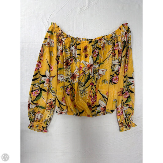Top Long Sleeve By Clothes Mentor In Multi-colored, Size: M