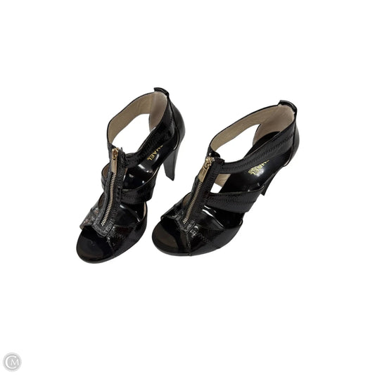 Sandals Heels Block By Michael By Michael Kors In Black, Size: 9
