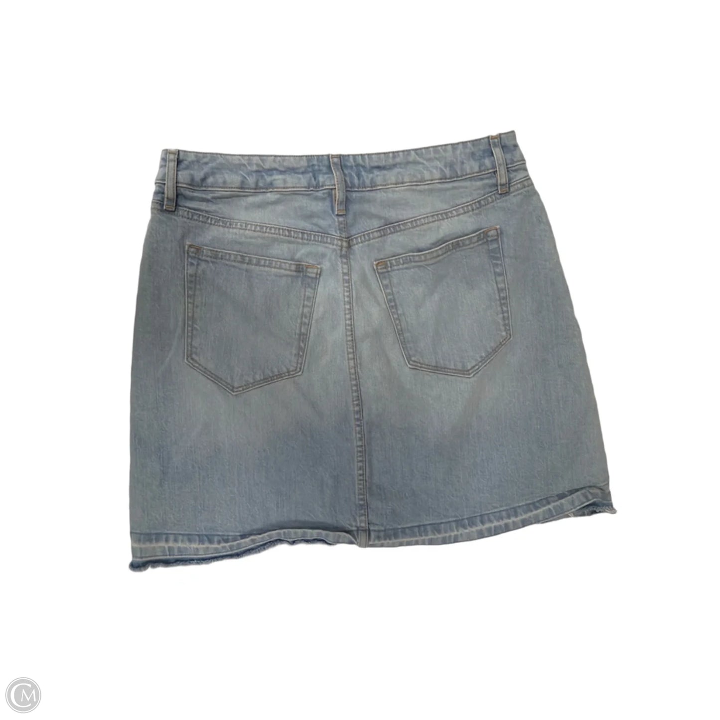 Skirt Mini & Short By Loft In Blue Denim, Size: S