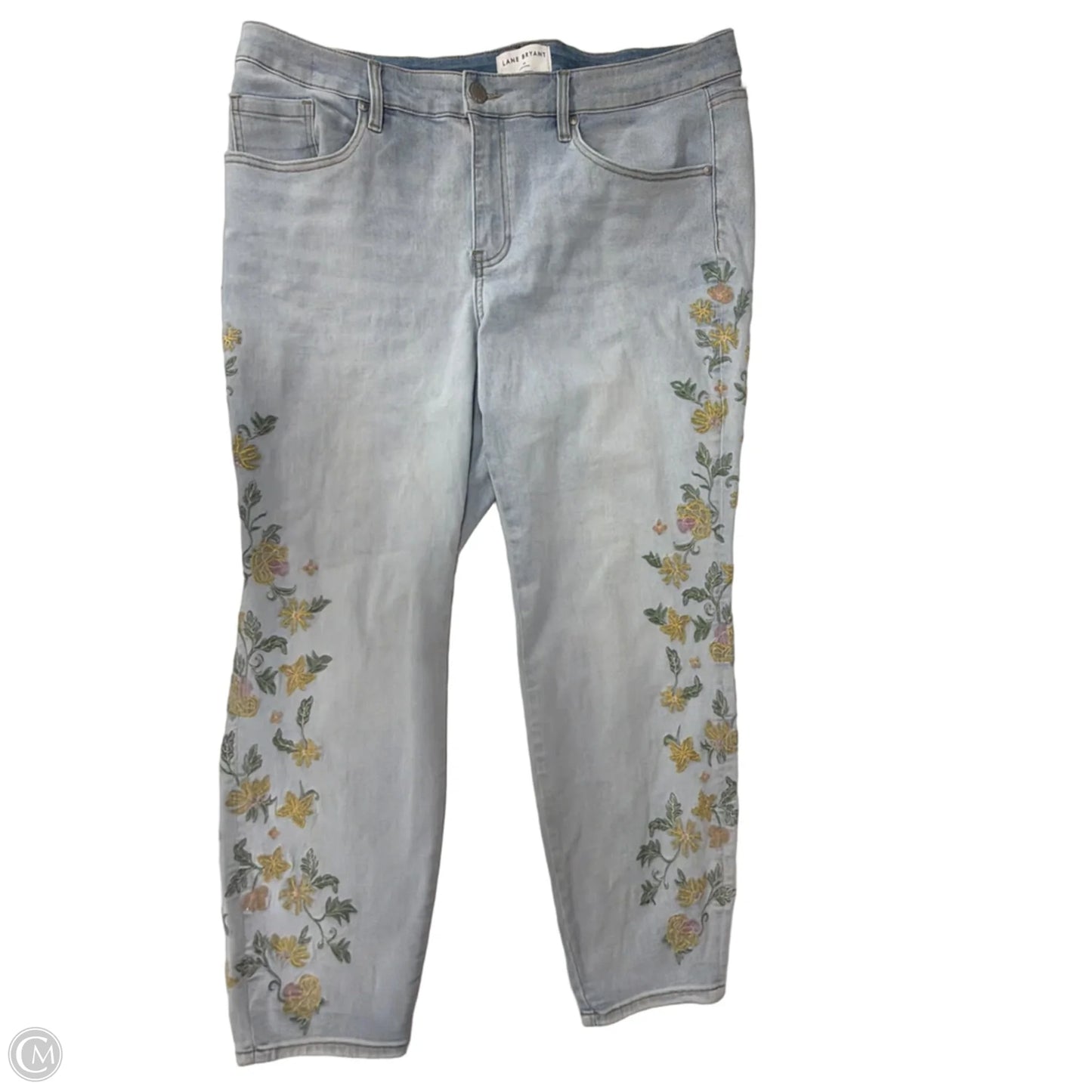 Jeans Skinny By Lane Bryant In Blue Denim, Size: 18