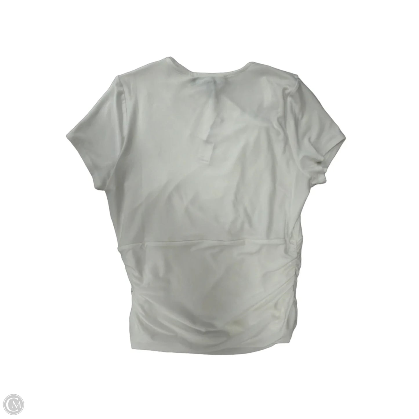 Top Short Sleeve By White House Black Market In White, Size: M