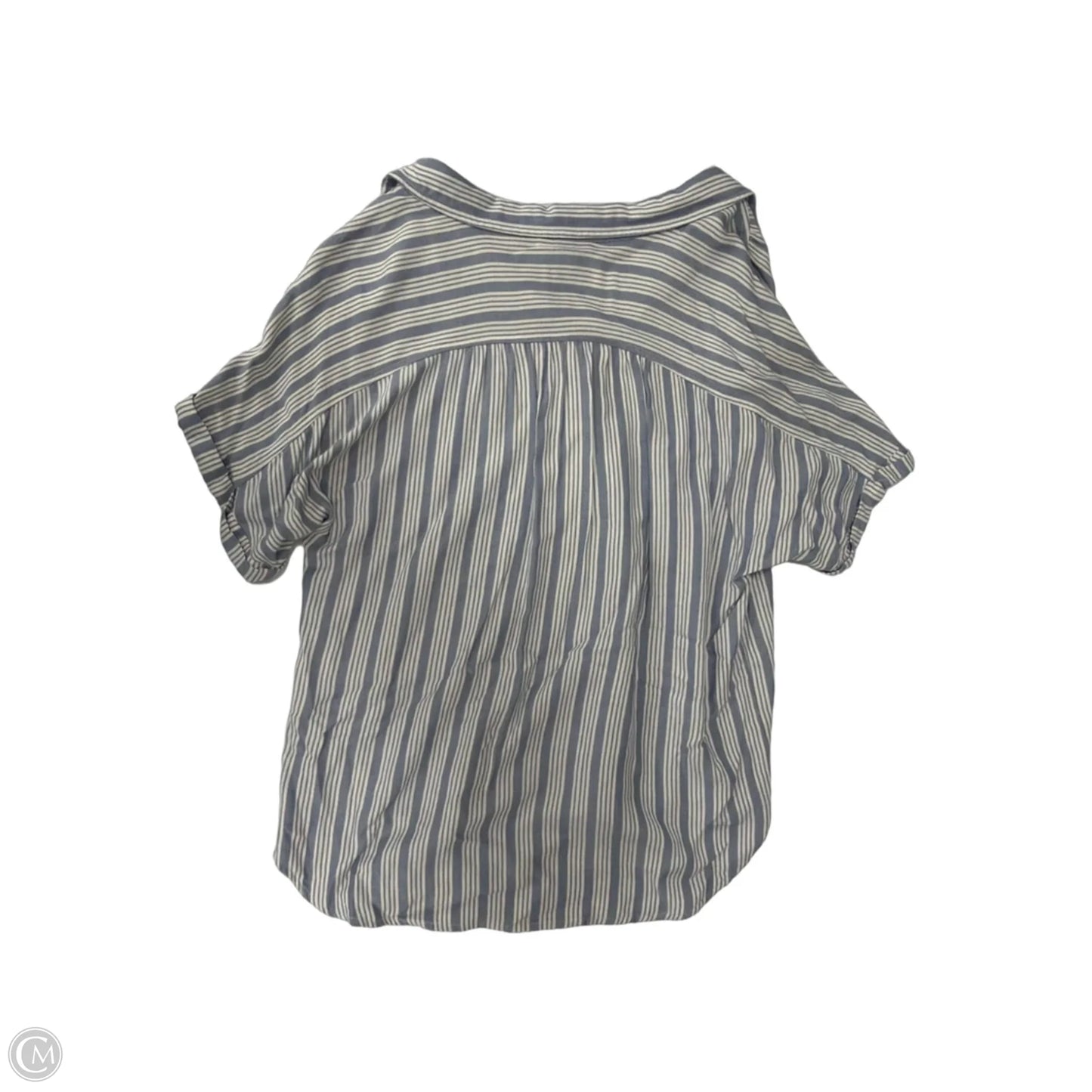 Top Short Sleeve By Universal Thread In Striped Pattern, Size: M