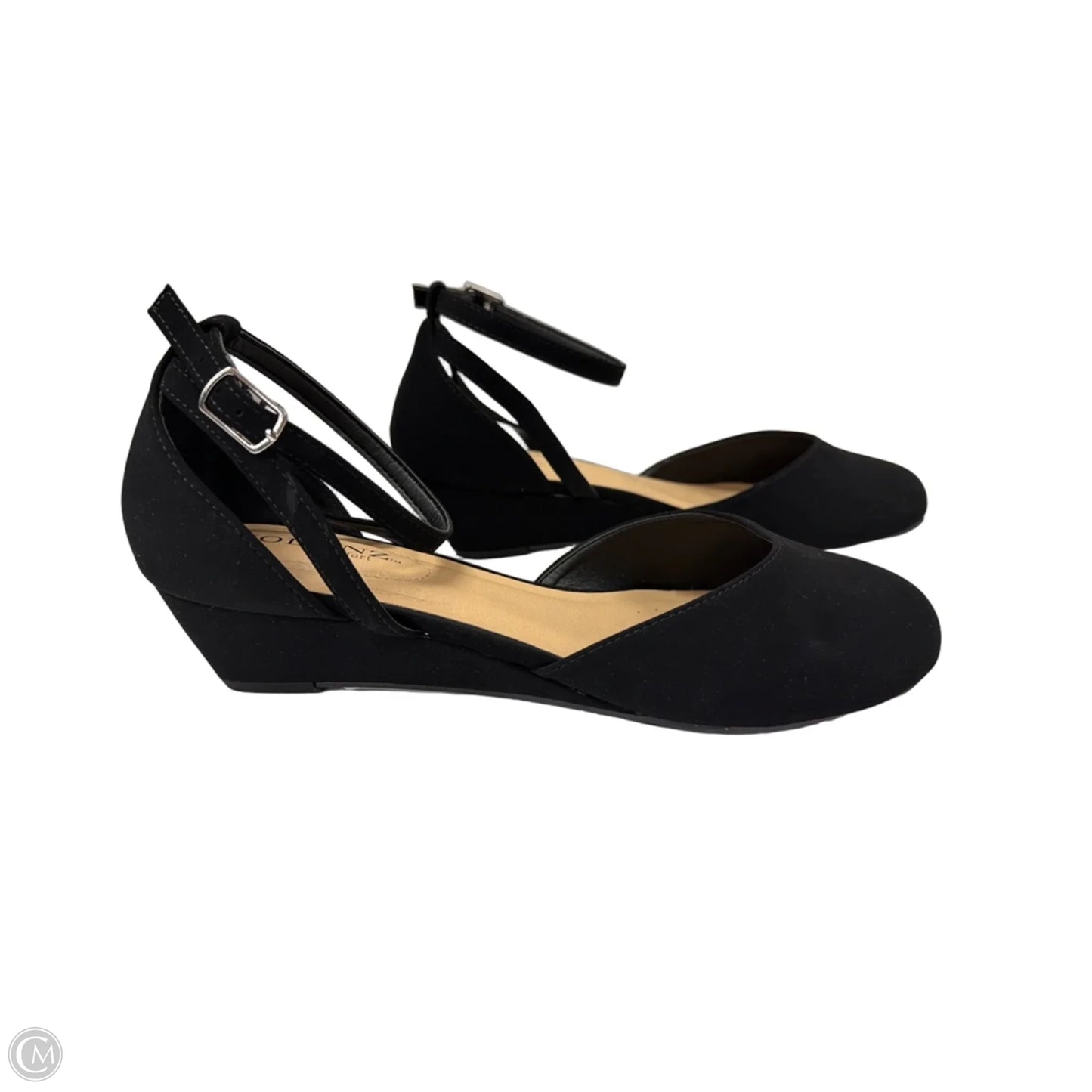 Shoes Flats By Solanz In Black, Size: 9.5