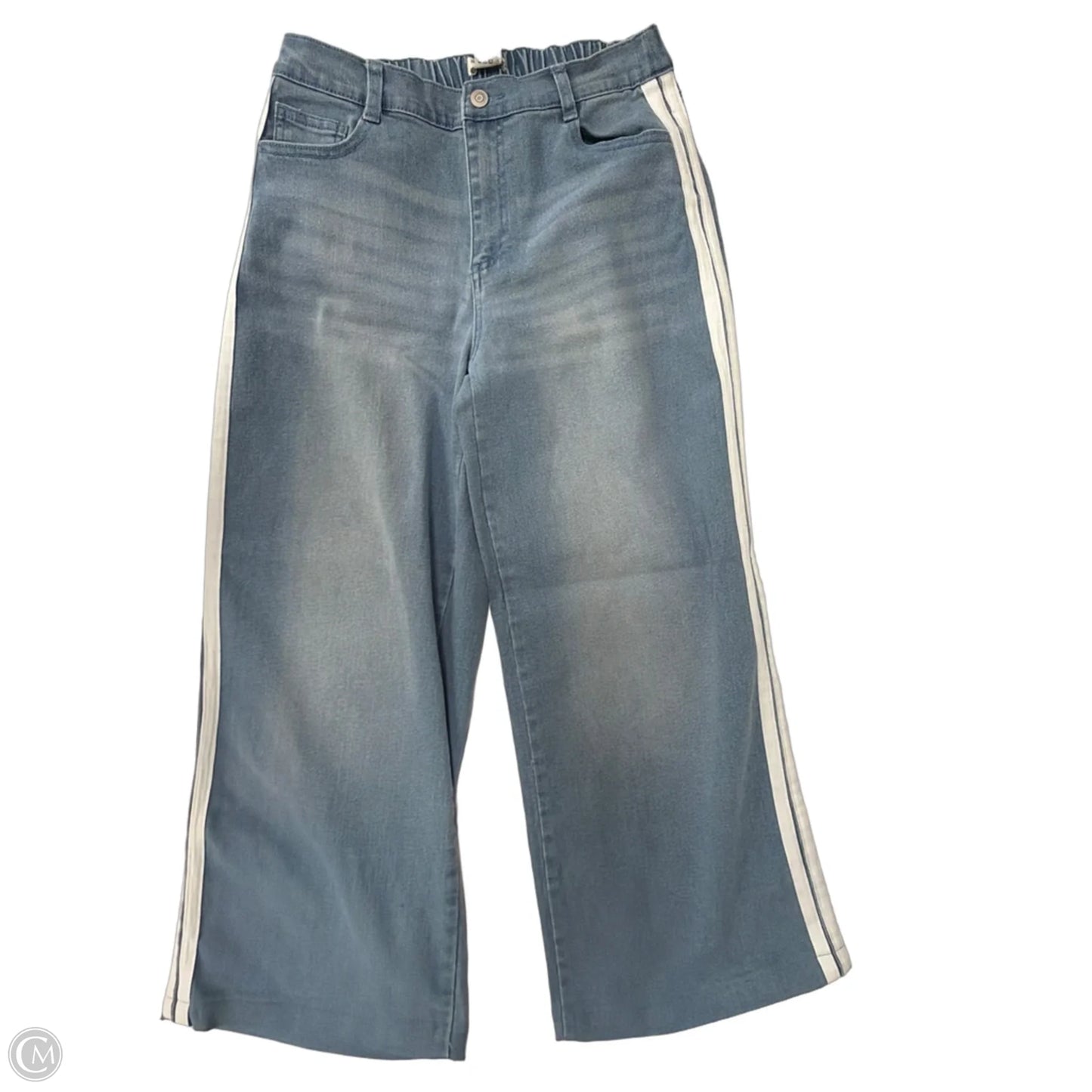 Jeans Wide Leg By No Comment In Blue Denim, Size: 8