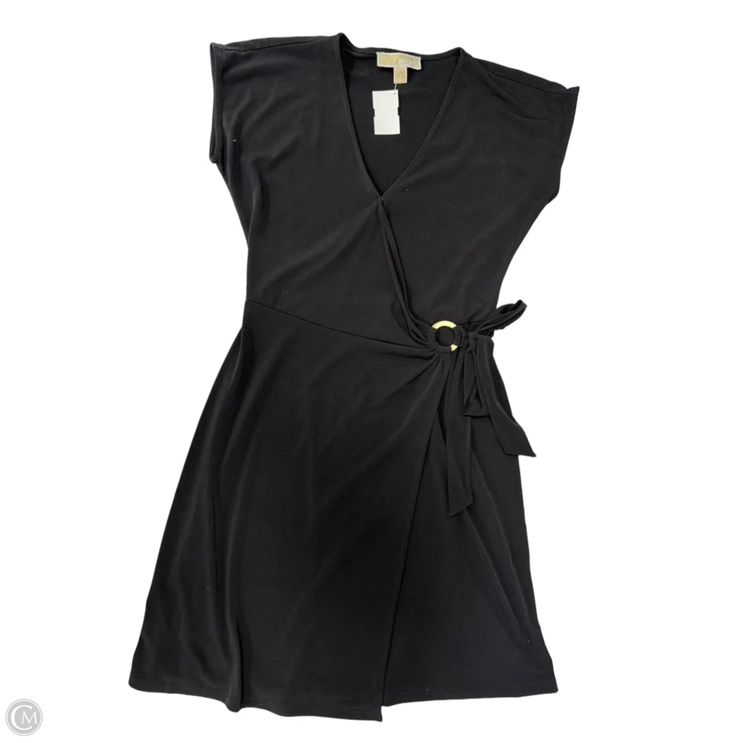 Dress Casual Midi By Michael By Michael Kors In Black, Size: S