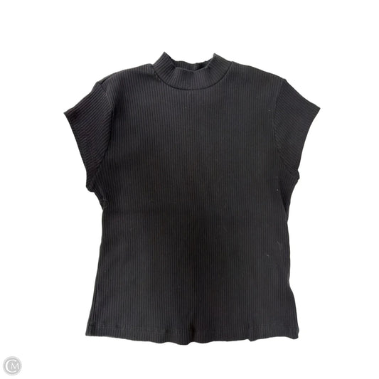Top Short Sleeve By Old Navy In Black, Size: L