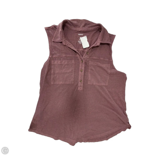 Top Sleeveless By Sonoma In Purple, Size: Xl