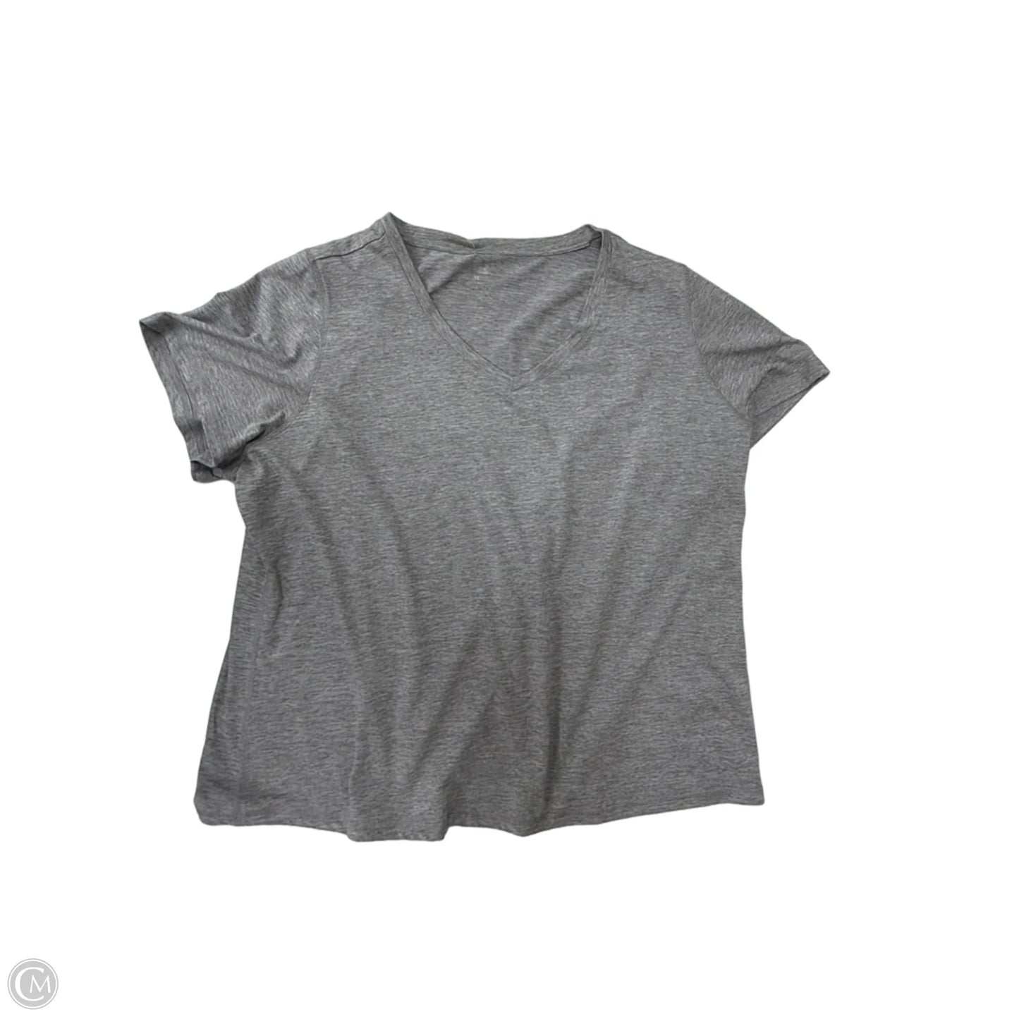 Athletic Top Short Sleeve By Ideology In Grey, Size: 3x