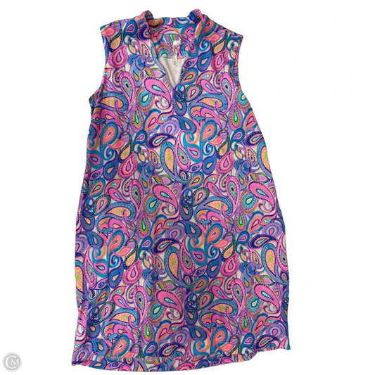Dress Casual Midi By Clothes Mentor In Multi-colored, Size: L