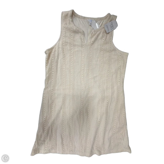 Dress Casual Short By Time And Tru In Cream, Size: 1x
