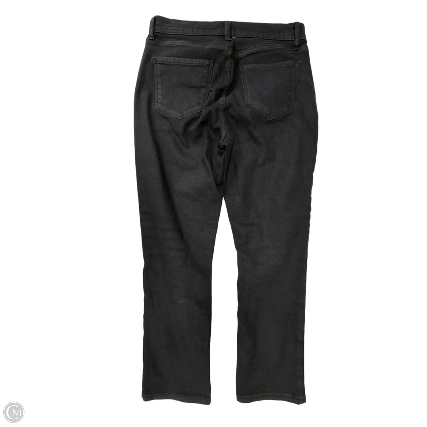 Jeans Straight By Ana In Black Denim, Size: 8