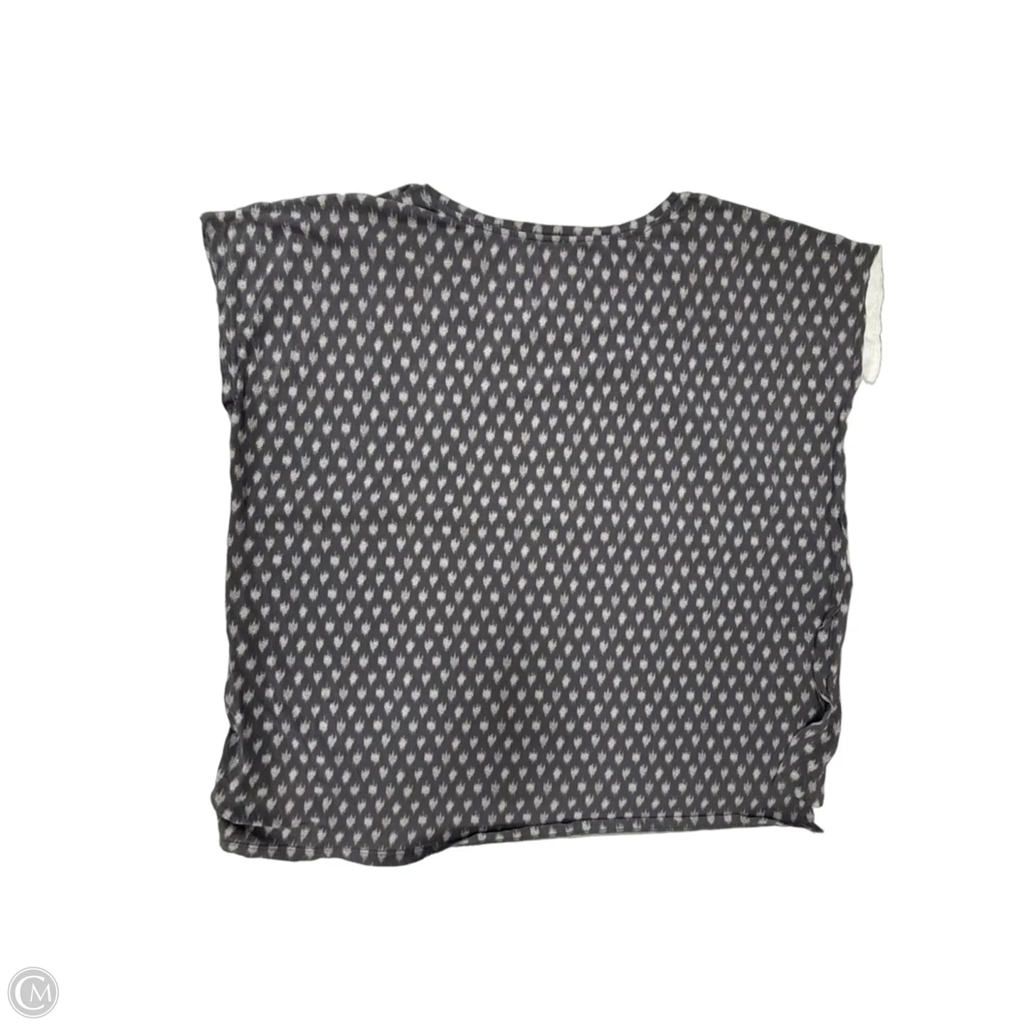 Top Short Sleeve By Pure Jill In Grey, Size: Xl