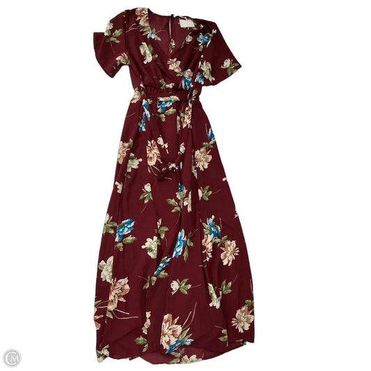 Dress Casual Maxi By Cupshe In Floral Print, Size: S