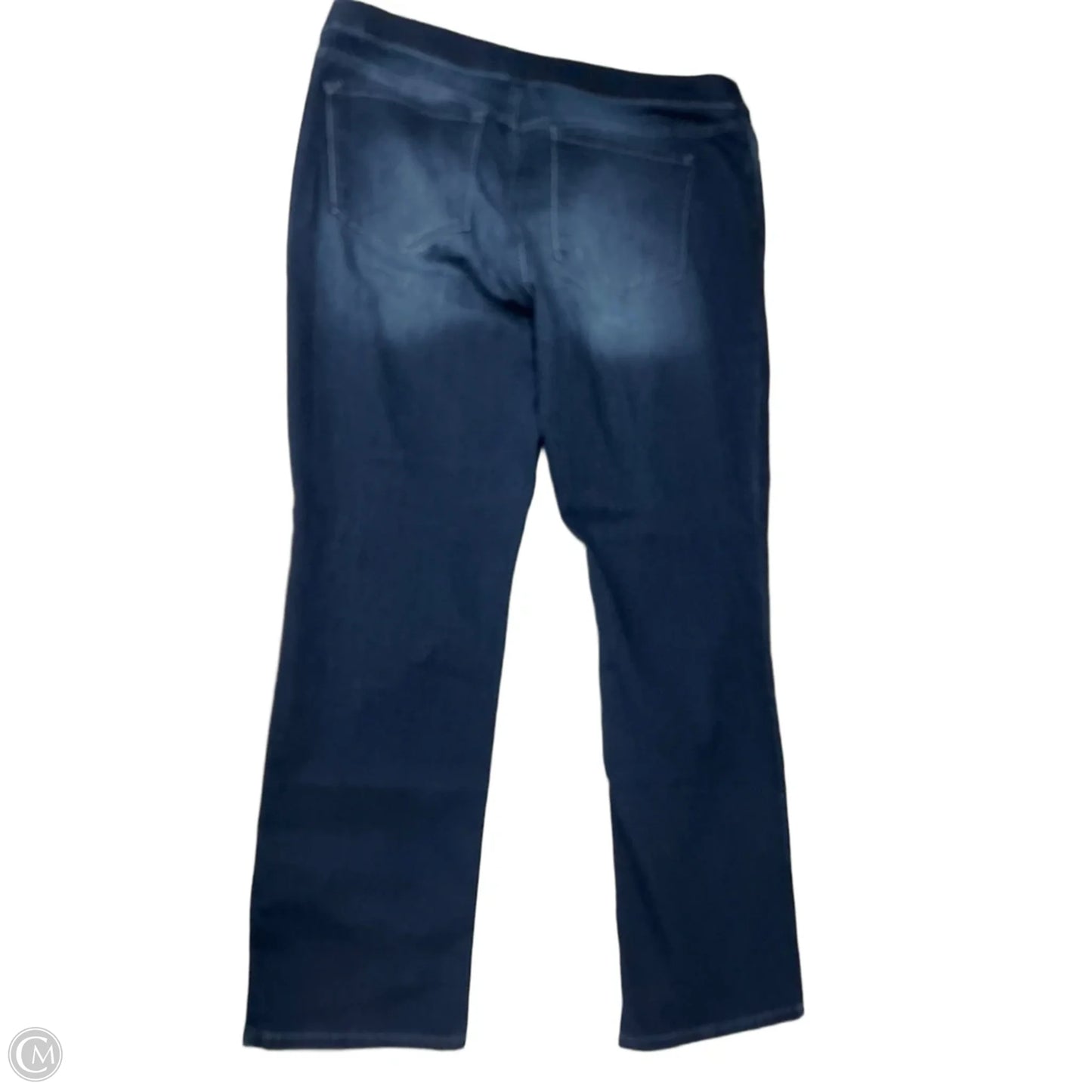 Jeans Straight By Gloria Vanderbilt In Blue Denim, Size: 18